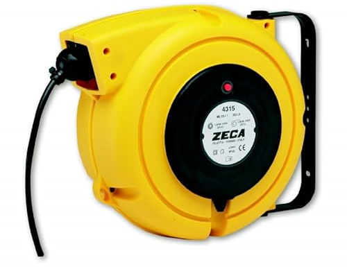 AVVOLGICAVO PROLUNGA 15 m ZECA 4315 in PLASTICA ANTIURTO per OFFICINA