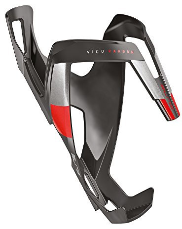 Unbekannt Elite Unisex – Erwachsene Vico Trinkflaschenhalter, schwarz matt/rot, One Size