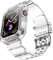 NotoCity Armband Kompatibel mit Apple Watch Series 9/8/7 45mm,Apple Watch SE/6/5/4/3/2/1 42mm/44mm Ersatzarmband,Transparente,Kreativer (Weiß)