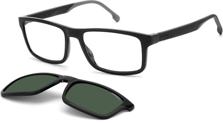 Carrera Gafas de Sol CA 8057/CS Black Black/Green Folding Clip-On 55/17/145 hombre