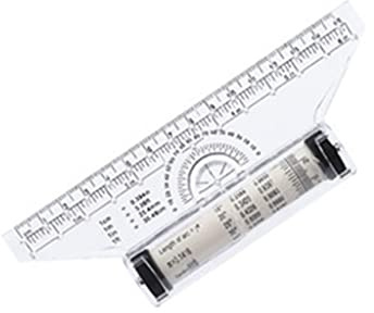 YANGLY Règle de Mesure en Plastique Règle de Rouleau de Dessin Règle parallèle Règle de Conception de Dessin Multifonctionnelle pour Le Dessin