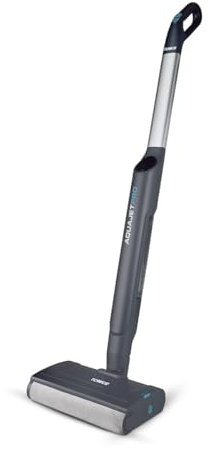 Tower T547002 Aquajet Pro Cordless Hardfloor Cleaner with One Touch Controls, LED Display Panel, 300ml Clean Water Tank, 400ml Dirty Water Tank, 7.4V, Titanium & Tiffany Blue
