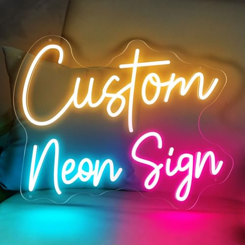 Insegna al Neon LED Personalizzabile, scritta led personalizzabile, Decorazione Parete, Per bar, negozi, matrimoni, feste, compleanni, decorazioni per la casa