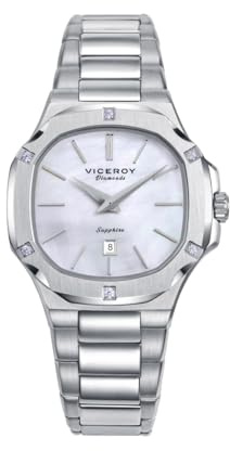 Viceroy Reloj Mujer Analógico - Colección Laura Escanes - 32 mm - Acabado Dorado - Cristal de Zafiro - Sumergible 10 ATM - Movimiento de Cuarzo – 45112-07
