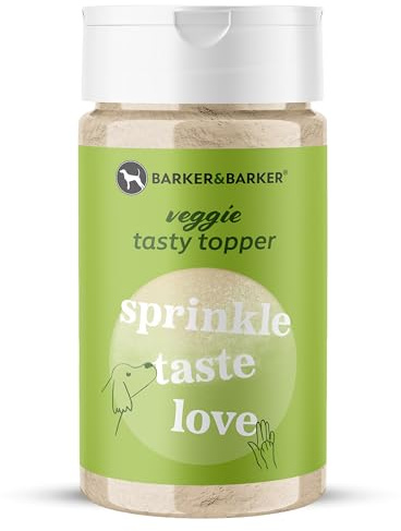 Barker and Barker Tasty Dog Food Topper for Fussy Eaters - Veggie Pot 160g | Equally Good on Wet & Dry Dog Food | High in Protein & Vitamins, Great to Encourage Fussy Eaters or Simply as a Tasty Treat
