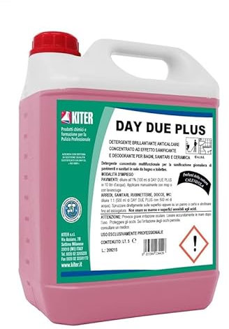 KITER DAY DUE PLUS DETERGENTE BRILLANTE ANTICALCARE 5 LITRI
