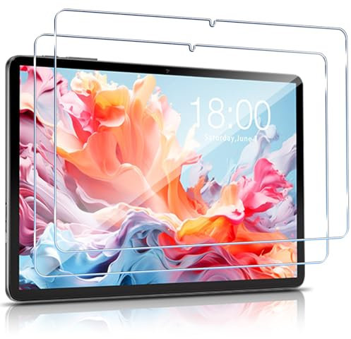 Haofun Universal 10 Zoll Schutzfolie (23,4 * 15,2 CM) Kompatibel mit ODEA A10/TECLAST/Whitedeer/Biegedy/DEERTIME 10 Zoll Tablet Etc für Panzerglas, 2 Stück 9H Härte Glas Protector