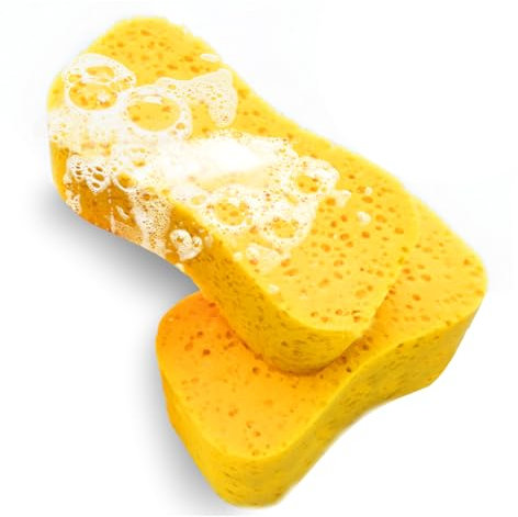 2PCS Jumbo Sponges, Car Sponge Anti Scratch Technology,Extra-Large & Durable,Car Sponges for washing, Cars, Windows, Wheels, and More (Yellow)