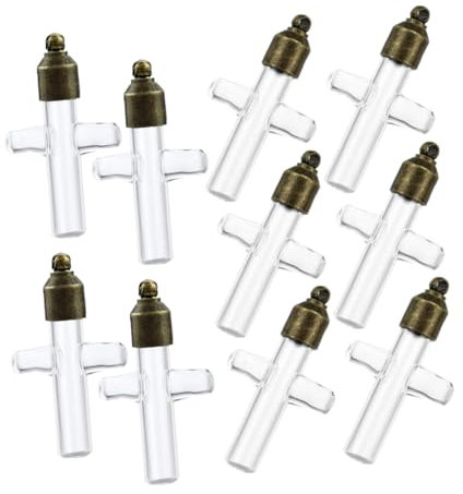 ULTECHNOVO Fiale Piccole Bottiglie Fiale Decorative Piccole Per Caramelle Bottiglie Dei Desideri Forma Pendenti