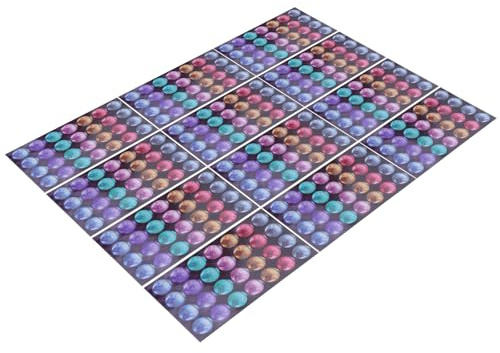SAFIGLE Pegatinas Autoadhesivas Refuerzos para Hojas Sueltas, Círculos de Papel Perlado, 48 Unidades para Reparación y Protección de Agujeros, Uso Escolar, Oficina y Hogar