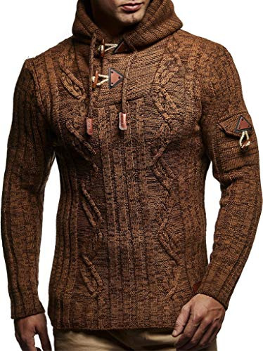 Leif Nelson Men's Pullover Knit Sweater LN-5400