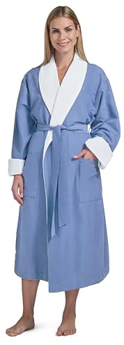 Boca Terry Mens Plush Robe, Big & Tall Bathrobe for Men, Warm Luxury Microfiber Robe