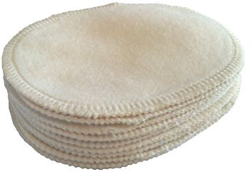 Dukal | Natürliche Stilleinlagen | 10 STÜCK | 1-lagig | aus hochwertigem Kalmuck-Molton | 100% Baumwolle | Made in Germany