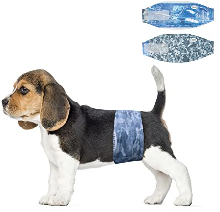 Dono Dog Diapers Male Disposable Male Dog Wraps, Wider Doggie Puppy Diapers Male Belly Bands, Super Absorbent, Leak-Proof Fit, Excitable Urination, Incontinence, X-Small 48ct