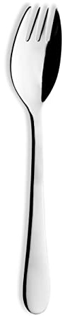 Windsor BFWDR - Forchette per buffet, 12 pezzi, in acciaio INOX 18/0 con finitura a specchio