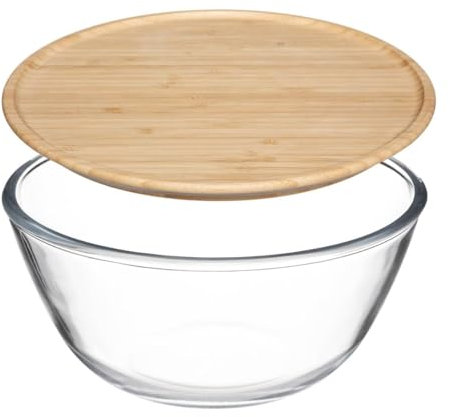 5five - ensaladera d23cm con tapa de bambú