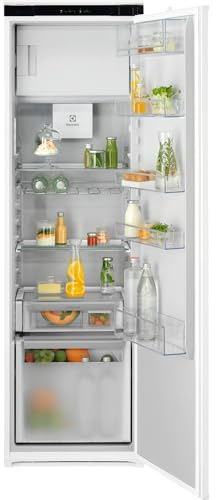 Electrolux Frigorifero da Incasso Serie 600 285 L – Monoporta con Vano Congelatore, Classe D, Porta Reversibile, Ventilato, LED, Tecnologia DynamicAir – Altezza 177 cm, EFD6DD18S