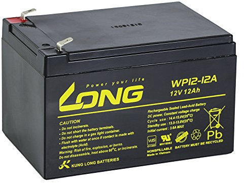 Long Bleiakku WP12-12 12V 12Ah mit VDs