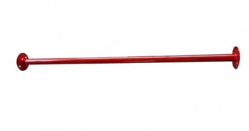 Niro Sportgeräte Reckstange Turnstange Turnreck Outdoor Garten, Metall, pulverbeschichtet, witterungsbeständig, bis 130 kg, 78 cm, 122 cm und Wunschlänge, (Grün, Wunschlänge)