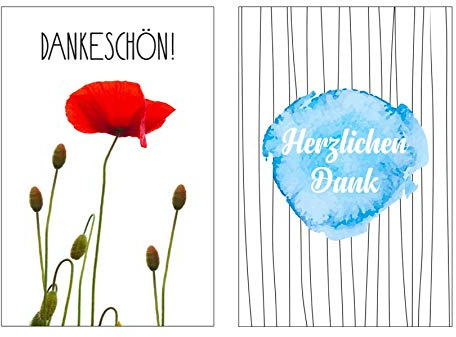 2 stycken premium tackkort (fällkort) med 2 kuvert, tack, kort, gratulationskort, bröllop, födelse, baby, dop, avskedad, födelsedag, jubileum