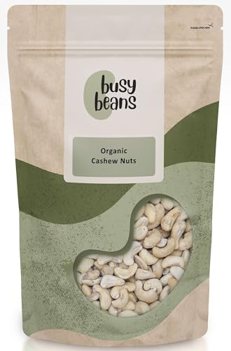 Organic Cashew Nuts by Busy Beans Organic (1kg)