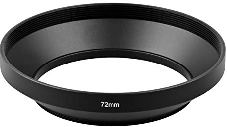 ayex Aluminium vidvinkel motljusskydd solskydd 72 mm