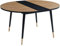 BAÏTA Table Extensible Cavallo Bois et Noir 120/150cm