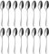 BEWOS Silber teelöffel 16 Stück, 13,7 Cm / 5,39 Inch Edelstahl Löffel, Ausgezeichnete Serie von kaffeelöffel, Spülmaschinenfest dessertlöffel, Ideal für Haushalte, Restaurants, Parteien, etc