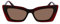 Calvin Klein Damen Ckj23656s Sonnenbrille, Havana Rot Blau, Einheitsgröße