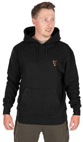Fox Collection Hoody Black & Orange - Pullover, Größe:XL