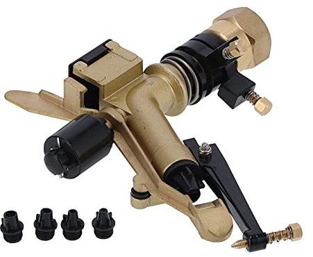 Irrigatore a percussione DN25 con leva, angolo regolabile, irrigatore a percussione