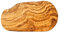 Küchenmaster Olivenholz Schneidebrett im Naturschnitt (32-34 cm)