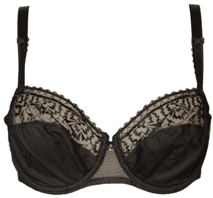 Chantelle Reggiseno Donna Preformato con Ferretto con Coppa in Pizzo Articolo 16b5, 11 Nero - Black, 3