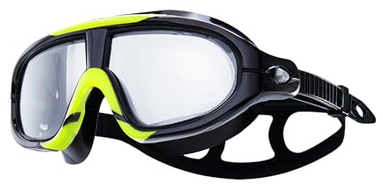 TYR Orion Adult Swim Mask - Leak Resistant Wide View Swimming Mask, Anti Fog, UV Protection, Easy Adjust Fit