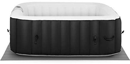 Uniprodo Vasca Idromassaggio Gonfiabile Piscina Idromassaggio Uni_Pools_15 (600 L, 4 Persone, 100 Bocchette, 1.800 Watt)