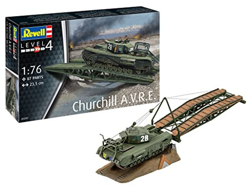 Revell 03297 originalgetreuer Modellbausatz Churchill A.V.R.E