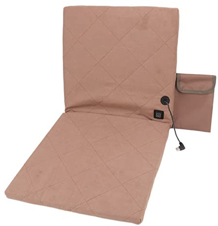 Headerbs Cuscino del Sedile Riscaldato, Cuscino del Sedile Riscaldato Elettrico Sedili Pieghevoli dello Stadio Imbottiture Riscaldate con Schienale per la Caccia alla Pesca in Campeggio