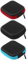 Mini Custodia per Auricolari,3 Pezzi Custodia di immagazzinaggio con Cerniera Rigida Custodia Protettiva per Casco, Mini Custodia per Auricolari, Custodia per Trasporto Multifunzionale