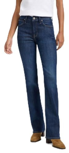 Lee Pantalones vaqueros para mujer, bota ajustada, corte bootcut pernera, Future Vision, 28W x 33L