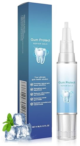 Mullein Gum Care Gel, Gum Disease for Adults, Gums Shield Gels, Teeth Whitening Essence Pen(1 Pcs, Mint)