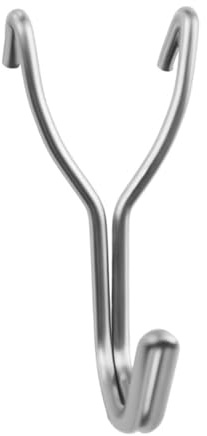 Ausi 50 Ganci Per Pannello Forato, Gancio Da 20 Mm in Acciaio Inossidabile Per Riporre Utensili Da Cucina, Garage E Banco Da Lavoro (adatto Per Spaziatura Dei Fori Di 25 Mm)