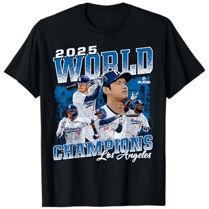 Shohei Ohtani, Champion de Baseball de Los Angeles de la MLBPA en 2025 T-Shirt
