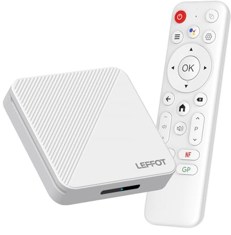 Android 14.0 TV Box 2026, 2GB RAM 16GB ROM, LEFFOT H313 4K UHD Caja de TV