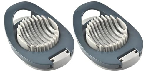 2 tagliauova manuale tagliauova multifunzione con filo in acciaio inox separatore uova per uova rotonde e ovali utensili da cucina per tagliare uova e frutta tenera
