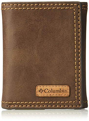 Columbia mens Rfid Blocking Trifold Wallet, Brown Casual, One Size UK