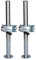 AB Tools 2 PACK 34mm Prop Drop Stand 460mm Long for Trailer Jockey Leg & Clamp