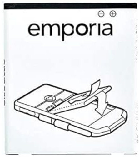 Emporia TOUCHsmart V188 Ersatzakku, Kompatibel mit EmporiaTOUCHsmart und TOUCHsmart.2, Langlebige Leistung, Zuverlässig, 1.000mAh, Weiß