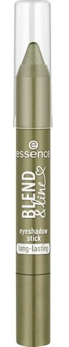 Essence Cosmetics Sombra de ojos en barra blend y line, de larga duración, de gran pigmentación, con grasas, reluciente, metalizado, 1.8g