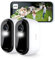 Arlo Essential 2 HD Video Security Camera Outdoor Wireless, Battery Operated Home Camera With Colour Night Vision, Light, Siren, 2 Way Audio & WiFi, Arlo Secure Free Trial, 2 Cameras, White