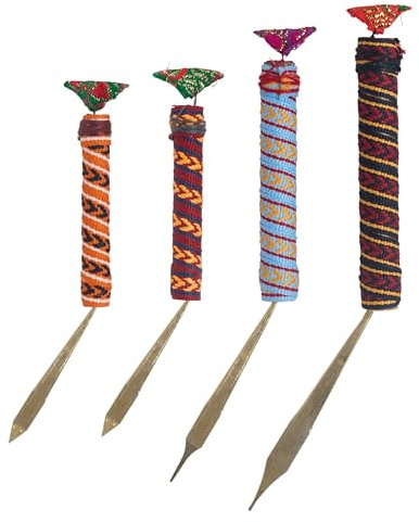 Full Set of 4 pieces Jaw Harp Jew's Harp Mouth Harps Lips Twanger DAN MOI Crafted Hmong vietnamese Viet Nam Handmade LARGE RANGE DANMOI-4DM